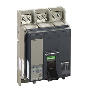 33564 - Disjuntor ComPact NS1250N, 50 kA a 415 VAC, disparador Micrologic 5.0, 1250 A, fixo, 3 polos 3d