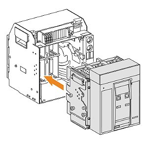 47257 - Chave seccionadora Masterpact NT16HA - 1600 A - 690 V - 4 pólos - extração