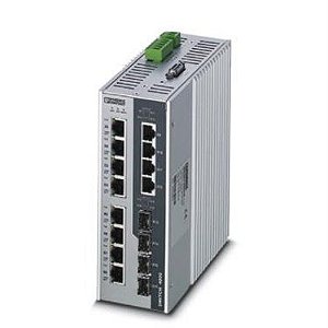 1026922 Phoenix Contact - Switch Ethernet Industrial - FL SWITCH 4004T-8POE-4SFP
