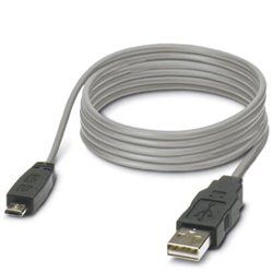 2701626 Phoenix Contact - Connecting cable - CAB-USB A/MICRO USB B/2,0M