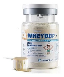 Whey Dop X - Leite Condensado Moça 900g Elemento Puro - Iso
