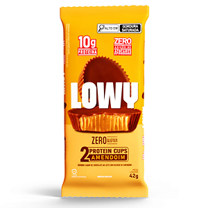 Bombom Cups Amendoim Lowy Caixa Com 12 Unidades De 42g Cory