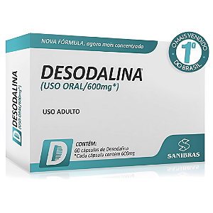 Queimador Desodalina 60 Cápsulas 600mg Sanibras