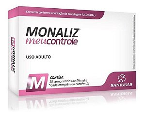 Monaliz Meu Controle Remédio Regulador Apetite 30 Cápsulas