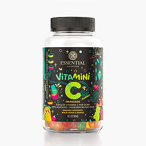 Vitamina C Essential 60 Gomas 150mg Vit C Criança Infantil