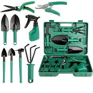 Kit Ferramentas Jardinagem 10 peças