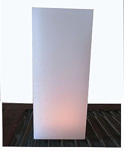 Vela luminaria de chão cachepot 12x12x40cm