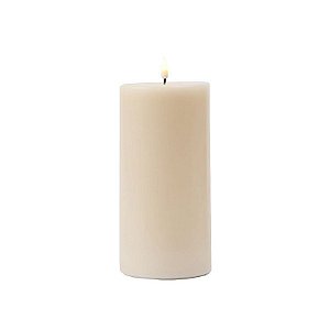Vela Decorativa Cilíndrica 7cm X 15 Cm Pilar Decoração