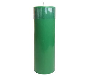 Vela Advento Verde  Altar de Igreja  8cm X 20 Cm