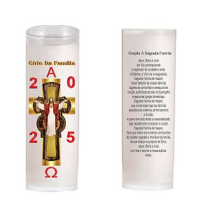 Vela Círio Pascal Da Família Cristo Branco