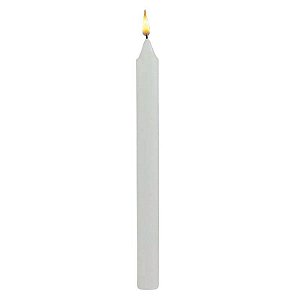 Vela Para Castiçal Brancas  6 Unidades