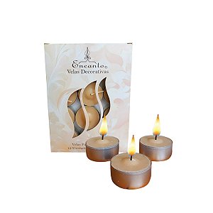 Velas Aromáticas Maça com canela 12 Unidades Recho