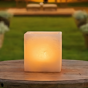 Kit 3 Velas Luminária 15x15x15cm Decoração Casamento