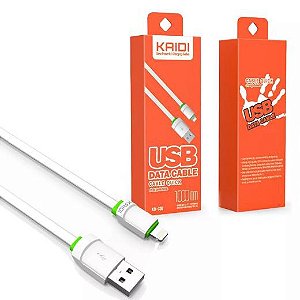 Cabo De Dados Kaidi Kd-306 Para iPhone Carga Rapida Novo