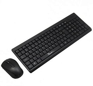 Kit Teclado e Mouse sem fio KP-2012 - Knup