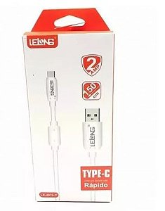 Cabo Usb Tipo C Le-4019-c Lelong