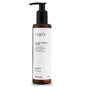 Gel De Limpeza Facial V.Skin Via Aroma - 200 ml