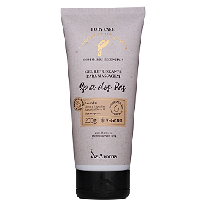 Gel Refrescante para Massagem Spa dos Pés Aromatherapy Via Aroma - 200g