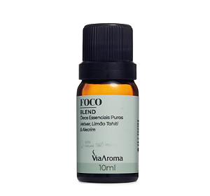 Blend de Óleos Essenciais Foco e Concentração Via Aroma - 10ml