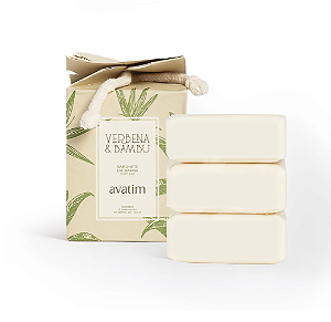 SABONETE EM BARRA VERBENA & BAMBU 100 G (CX COM 3 UNID)
