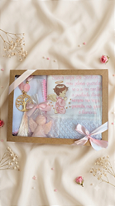 Kit Maternidade e Batizado Santo Anjo Bordado – Luxo