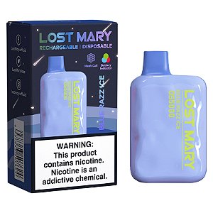 ELFBAR LOST MARY - 5000 PUFFS - BLUE RAZZ ICE