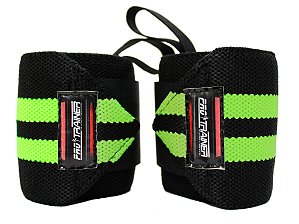 Munhequeira Profissional Preto com Verde