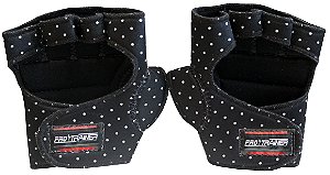 Luva com Polegar Bolinhas Brancas