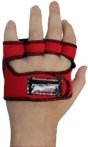 Luva Meia Palma Vermelha