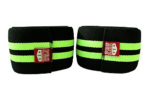 Faixa De Joelho Preto com Verde