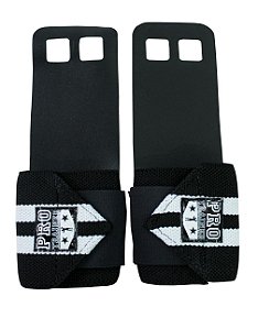 Grip com Munhequeira Preto com Branco