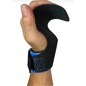 Hand Grip Couro Camuflado Azul