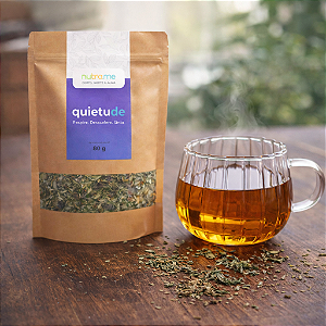 KIT Chá Quietude Infusão de Ervas 80g + Xícara 350 ml | Nutra.Me