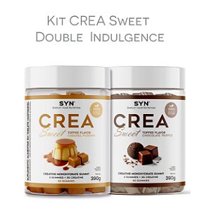 Kit CREA Sweet Chocolate Truffle mais Caramel Pudding (02 potes - 120 toffees no total)