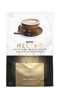 Nectar Lattes Syntrax - Whey Isolado Cappuccino 907g - IMPORTADO