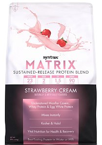 Matrix 5.0 Syntrax - Strawberry Cream (sabor Creme de Morango) 2.270g - IMPORTADO