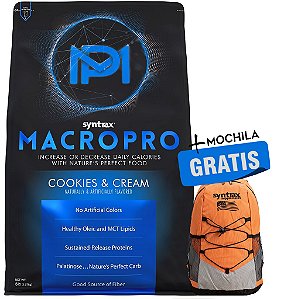 Macro Pro Syntrax - Cookies & Cream 2.270g + mochila de Presente