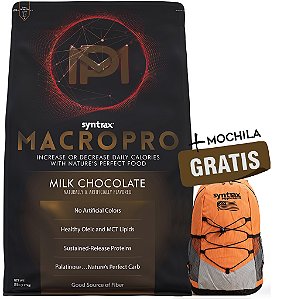 Macro Pro Syntrax - Milk Chocolate 2.270g + Mochila de Presente