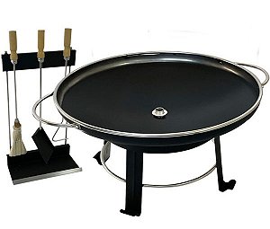 Lareira e Cooler ZZONN LC750 - 2 em 1: Lareira Externa e Cooler de Bebidas