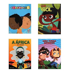 Coleção Livros Sobre As Diferenças: Indígena, Negra, Deficiência, Livro de Conhecimento da África | Editora Bombom Books