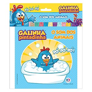 Livro de Banho Galinha Pintadinha O Som dos Animais | Flexível | Editora Ciranda Cultural