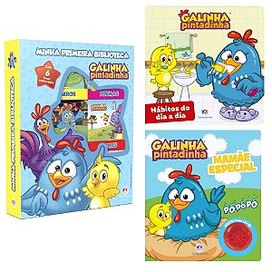 Kit Livro Infantil Galinha Pintadinha | Cartonados | Editora Ciranda Cultural