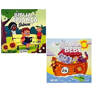 Coleção a Bíblia do Bebê e a Bíblia da Criança Salmos | Capa Dura