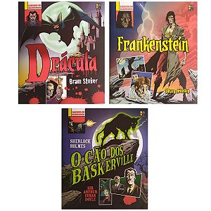 Coleção Clássicos de Terror em Quadrinhos | com 3 Livros