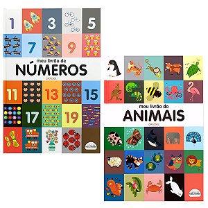Coleção Meu Livrão de Números e Animais | 2 Mega Livros Capa Dura
