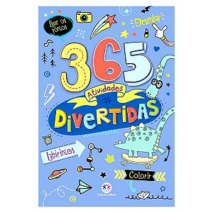 Livro 365 Atividades Divertidas | Colorir Desenhar Labirintos e Muito Mais