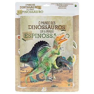 Coleção Mundo dos Dinossauros | Leia e Brinque Espinossauro | Livro + Brinquedo