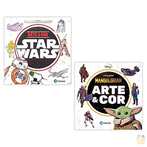 Coleção Arte e Cor Star Wars| 2 Livros Para Colorir | Editora Culturama