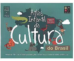 Livro Atlas Infantil da Cultura do Brasil | Editora Pé da Letra