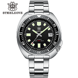 Steeldive Automático de Mergulho , Homage Seiko Willard Calibre NH35A SD1970, Importado